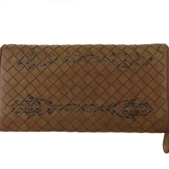 BOTTEGA VENETA Long Wallet Intrecciato Leather Authentic USED - Picture 10 of 10